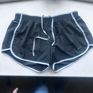 Nike dri fit running shorts womens Large EUC athletic workout‎